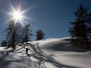 snowshoeing col de la pousterle